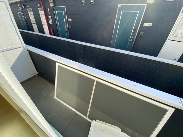 クリアス北坂戸Aのバルコニー