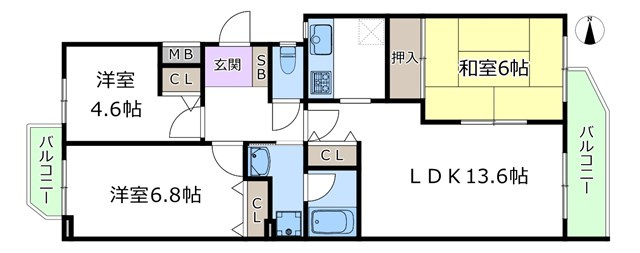 【間取り】 | コスモ上野東 | エイブルにて取扱い可能な住宅ローンは、全部で10種類以上！お客様にピッタリの住宅ローンを当社のFPよりご案内させて頂きます。住宅ローンのご相談だけでも、お気軽にご相談下さいませ。