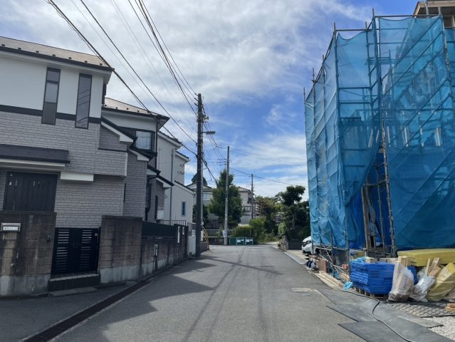 流山市名都借の前面道路含む現地写真|2025年7月撮影