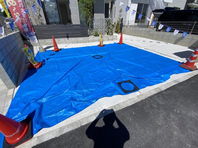 【駐車場】 | 豊見城市根差部Ⅳ（全3棟）ラストA号棟 | A号棟　駐車4台可♪