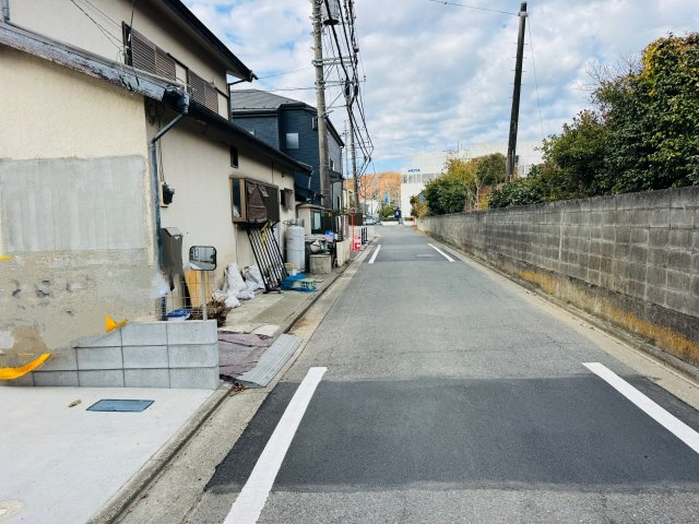 八王子市　川口町　新築一戸建て　４６期の前面道路含む現地写真|～北側4.1ｍ道路に面しています～