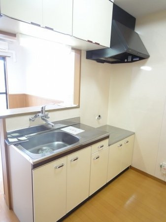 熊本市南区近見６丁目の賃貸マンションのキッチン