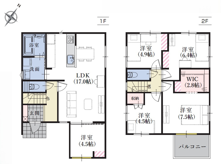 駿河区中島20期　新築戸建　全３棟　１号棟