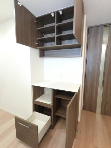 D-ROOM都賀2丁目Ⅱ－A棟の収納|※反転タイプ