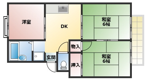 【間取り】 | プレジール西小二里