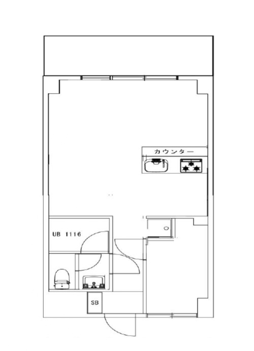 サンセール新宿の間取り