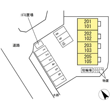 シエル ラピッドの区画図