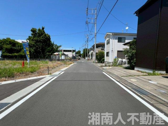平塚市山下1丁目売地　№2の前面道路含む現地写真|前面道路含む現地写真です