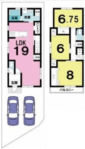 【間取り】 | K41287-1号地大宮