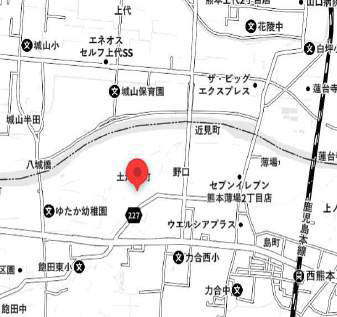 ケイアイエルデ／南区土河原町１期／２号棟の地図