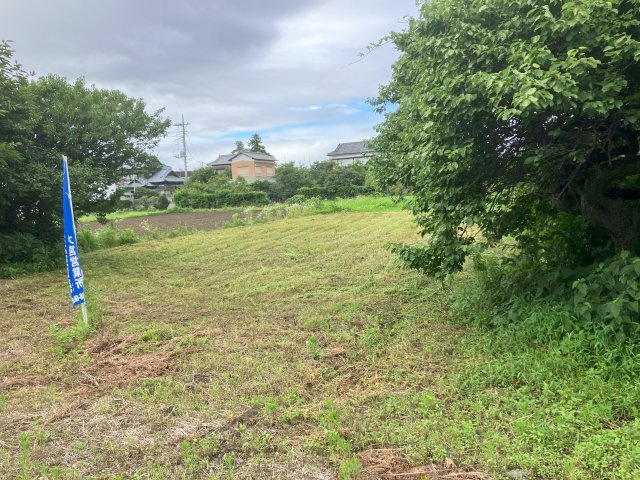 敷地面積86.8坪　越谷市船渡⑤の前面道路含む現地写真|前面道路：南西側公道約6.0ｍ！
お車の出し入れもラクラクです♪
