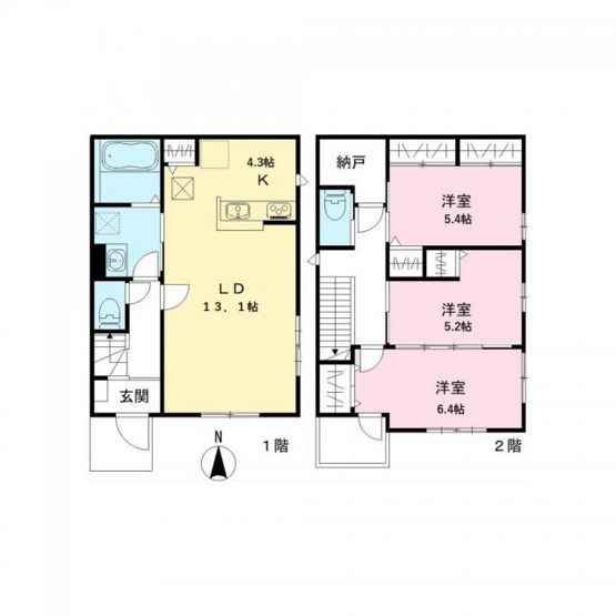 【間取り】 | 光町２丁目戸建