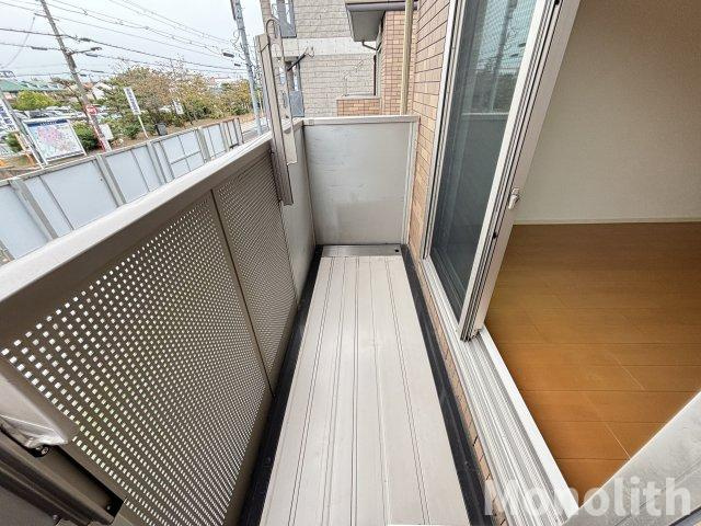 シティハイム加茂のバルコニー