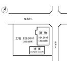 知多郡南知多町大字大井　店舗の区画図