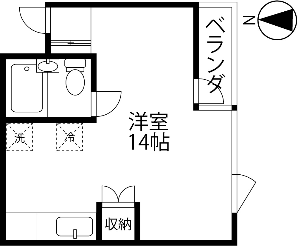 YM-Ⅱの間取り