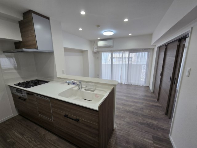 ハウスユマニテ大橋β館のキッチン|リフォーム工事中のため、画像はイメージです。実際のものとは異なります。