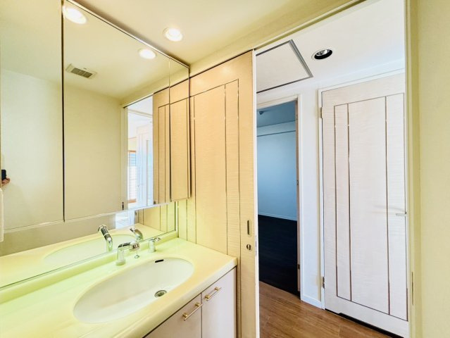 ファミール岸和田プレジオの独立洗面台