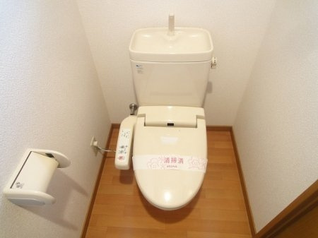 熊本市南区近見６丁目の賃貸マンションのトイレ