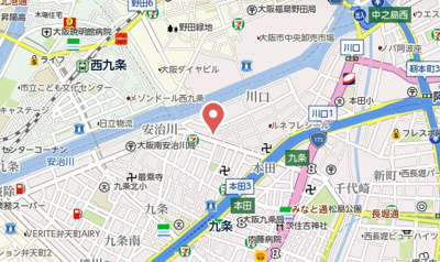 【地図】 | プレサンスNEO九条ディアシス