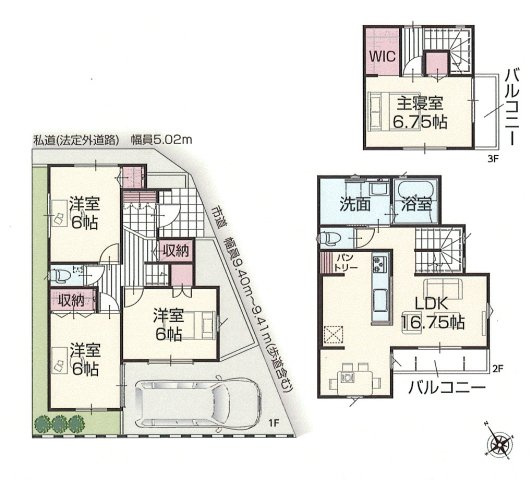 立川市砂川町8丁目　新築戸建全1棟