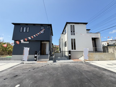 【外観】 | 金武町金武（全4棟） | ※全棟並列駐車2台＋お庭付き♪（2・3号棟）