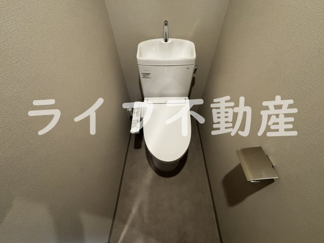 リヴェント森ノ宮のトイレ|清潔感のあるトイレです