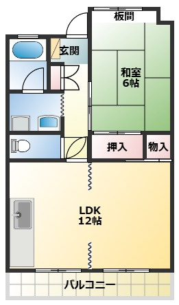 【間取り】 | マンション青い木