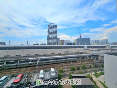 【展望】 | センチュリー宇都宮弐番館 | 6階玄関外からの西側の眺望です