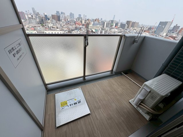 大阪市大正区三軒家西３丁目の賃貸マンションのバルコニー