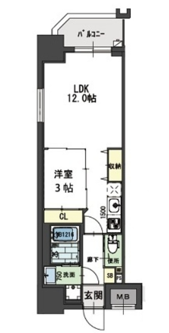 大阪市西区阿波座１丁目の賃貸マンション