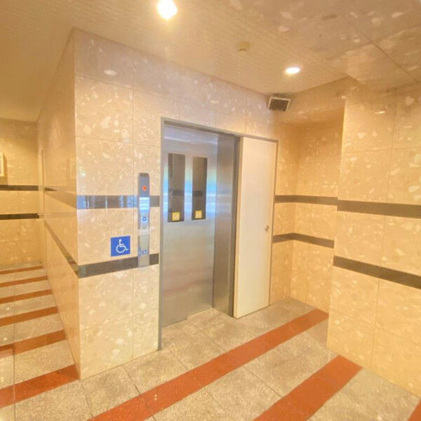 大阪市西区新町１丁目の賃貸マンションのエントランス