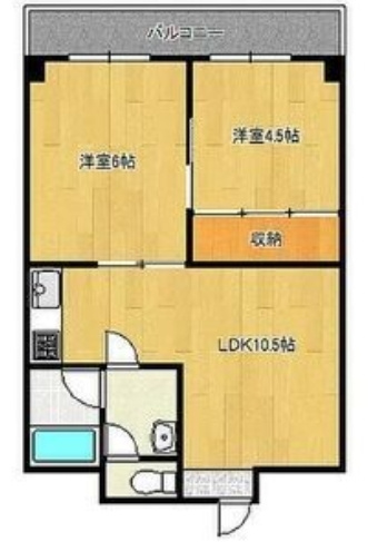 大阪市西区川口３丁目の賃貸マンションの間取り