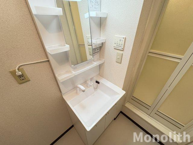 ガーデンハイツ・ヒゴA棟の洗面所