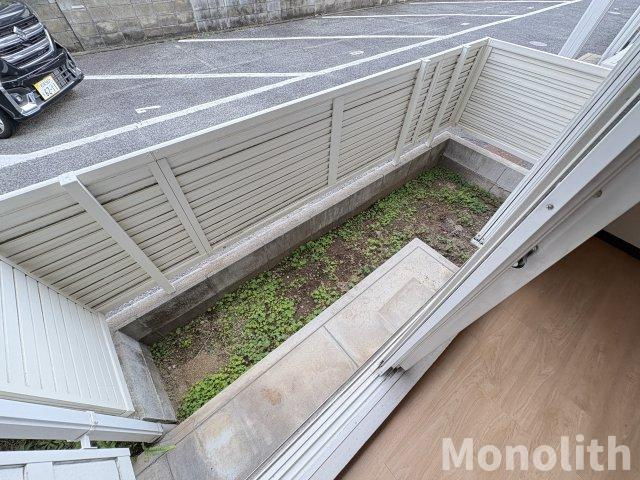 ガーデンハイツ・ヒゴA棟の庭