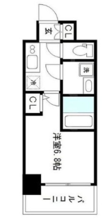 大阪市西区江戸堀３丁目の賃貸マンションの間取り