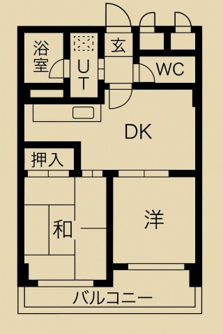 大阪市西区京町堀３丁目の賃貸マンションの間取り