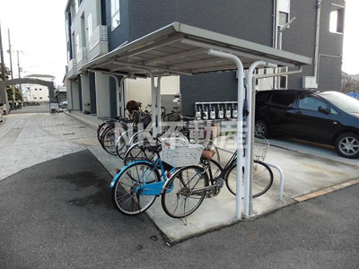 【その他共用部分】 | クリスタルガーデンカラー（弥刀賃貸） | 駐輪場です