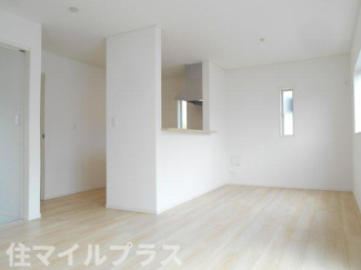 【居間・リビング】 | 郡山市富久山町福原新築一戸建て10棟 | おしゃれなリビングです