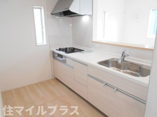 【キッチン】 | 郡山市富久山町福原新築一戸建て10棟 | きれいなキッチンです