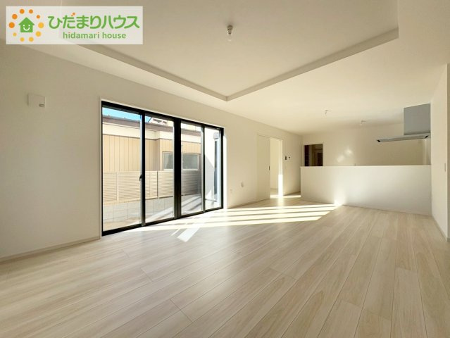 日立市相賀町1期　新築戸建の居間・リビング|早くお仕事終わらせて、家に帰りたくなるようなリビングです(^^♪