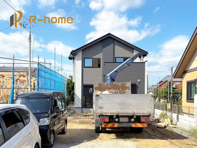 土浦市大手町4期　新築戸建て　1号棟の外観|ご予約を頂ければ、『平日』はもちろん『早朝』や『夜間』もご見学可能です♪お気軽にお申し付けください♪