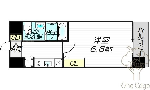 エステムコート梅田天神橋IIグラシオの間取り