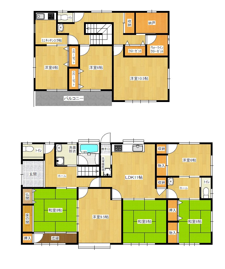 春日井石尾台の間取り