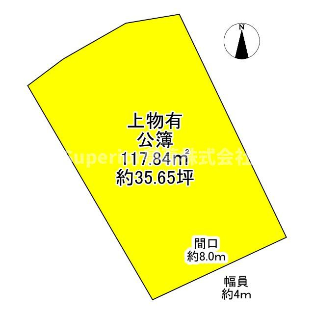 【土地】大津市竜が丘の土地図