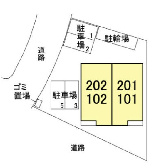 仲介手数料（賃料の1.10ヵ月）の50％OFF対象物件！の区画図