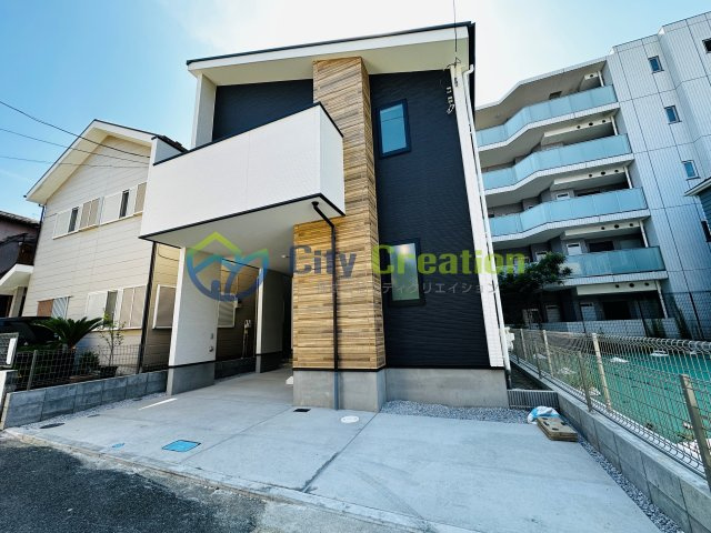 茅ヶ崎市共恵1期　新築戸建　全1棟1号棟の外観