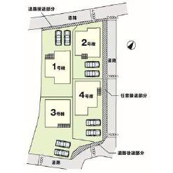 ケイアイエルデ／南区御幸西／１号棟の区画図