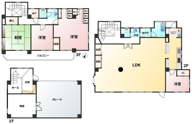 【間取り】 | 南区西長住3丁目戸建