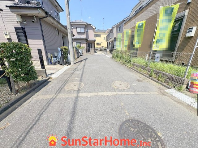 【サンスターホーム】　西多摩郡瑞穂町箱根ヶ崎　リフォーム済みの前面道路含む現地写真