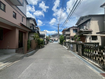 【前面道路含む現地写真】 | ■専任物件 ■茨木市水尾三丁目■建築条件なし土地